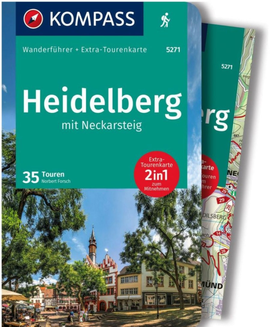 Books * | Walking Guide 5271 Heidelberg With Neckarsteig Kompass