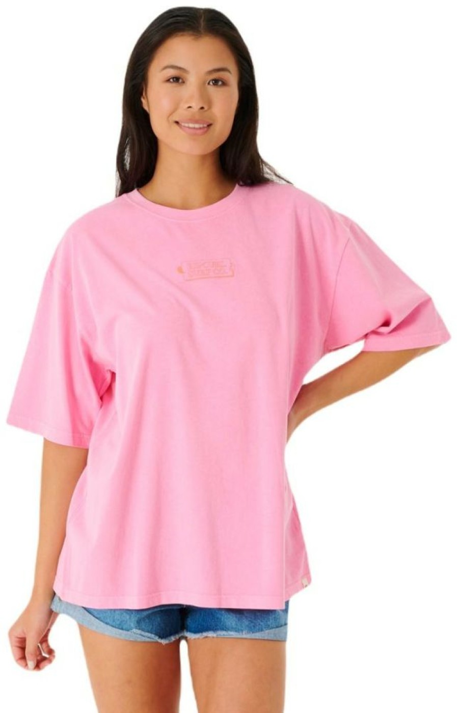 Clothing * | Balance Heritage Tee Women'S Rip Curl Light Pink