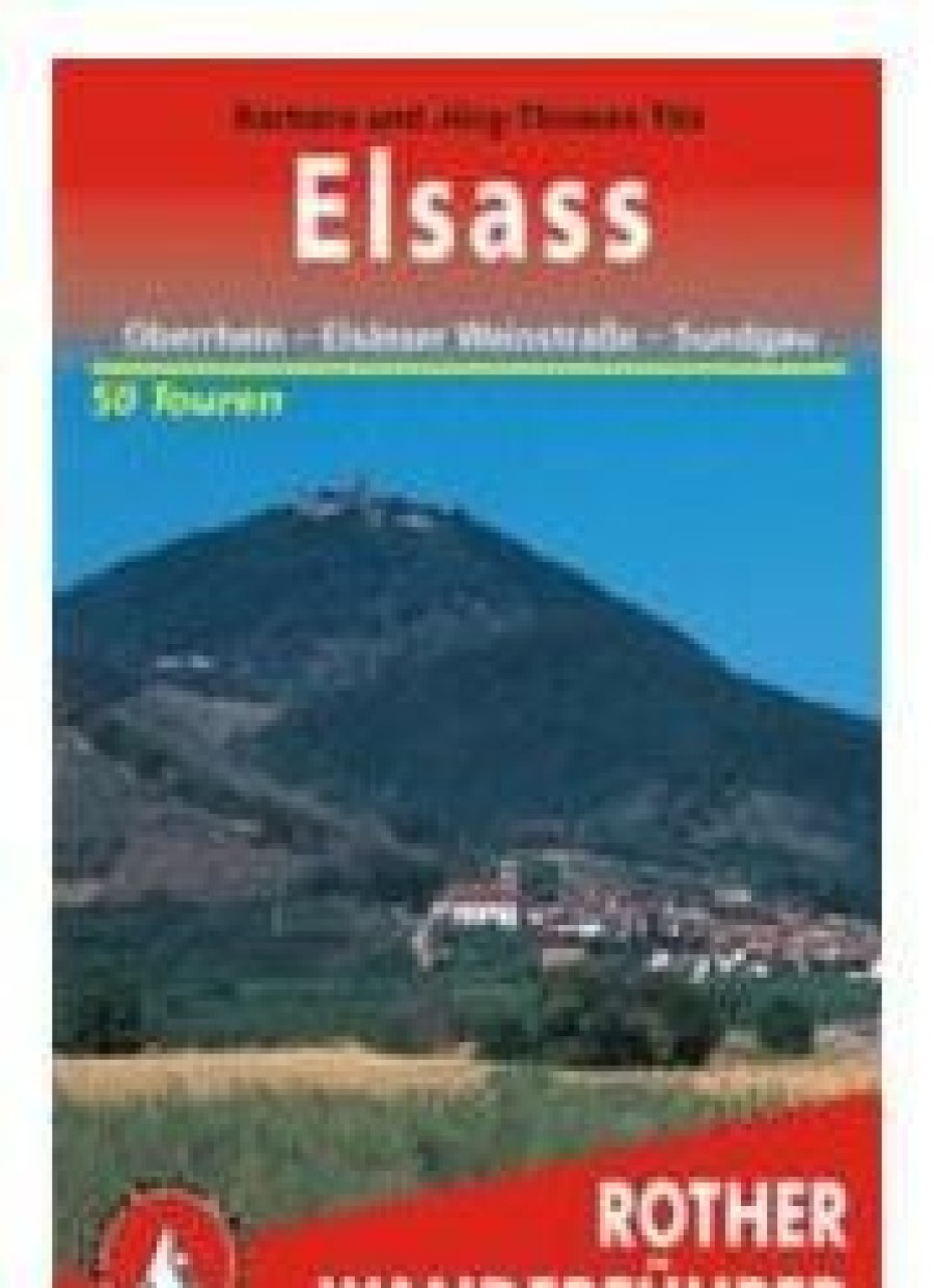 Books * | Elsass 50 Tours Walking Guide Rother