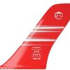 Canoe & Water * | 10" Air Sup Race Fin Red-Gray Aztron