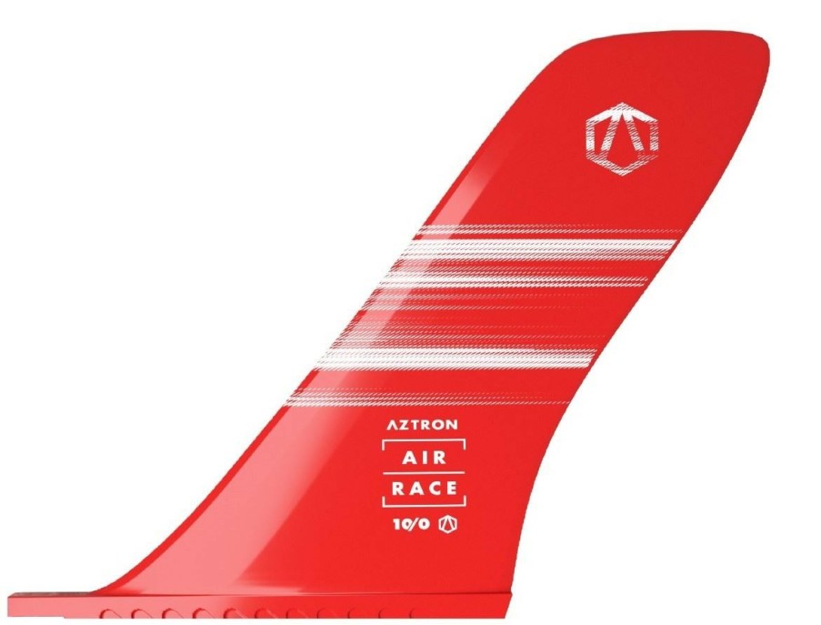 Canoe & Water * | 10" Air Sup Race Fin Red-Gray Aztron