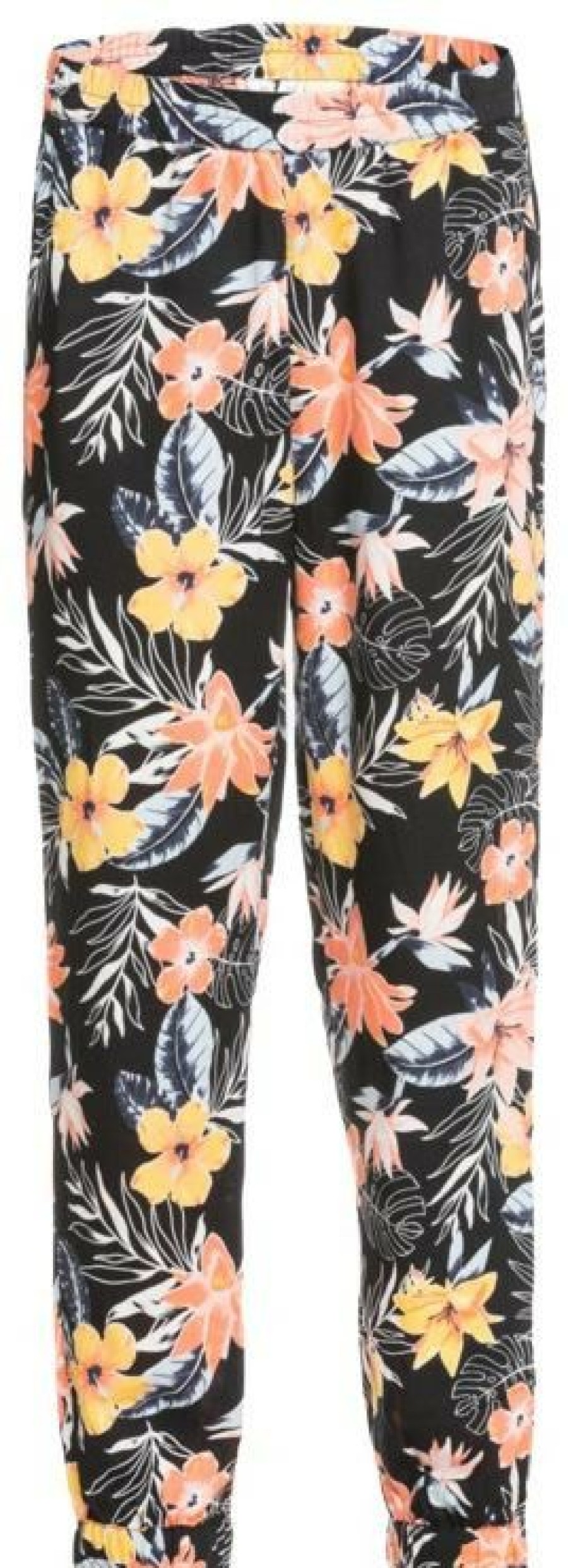 Clothing * | Easy Peasy Pant Girl Roxy Anthracite Rg Tropical Breeze