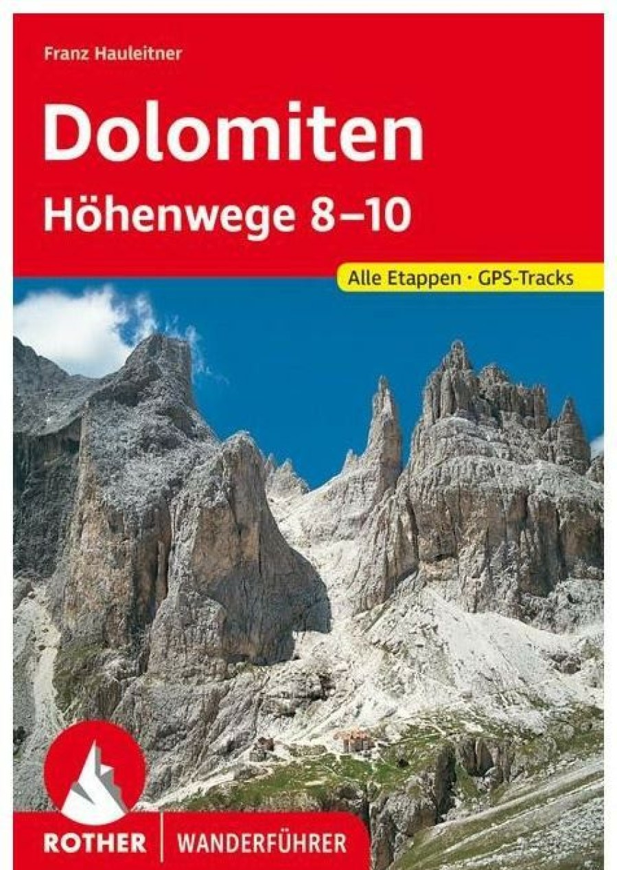 Books * | Dolomites Hohenwege 8-10 Walking Guide Rother