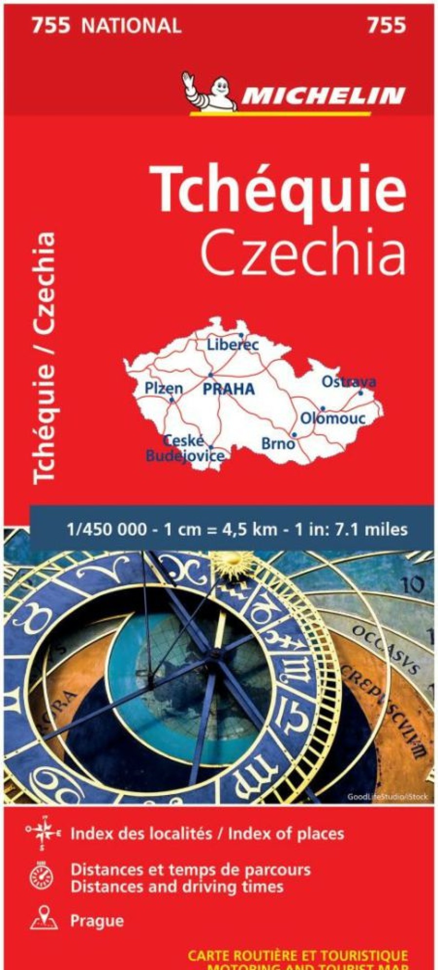 Books * | Road Map Geographical Map 755 Tsjechie Michelin