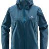 Climbing * | L.I.M Gtx Active Jacket Women'S Haglofs Dark Ocean