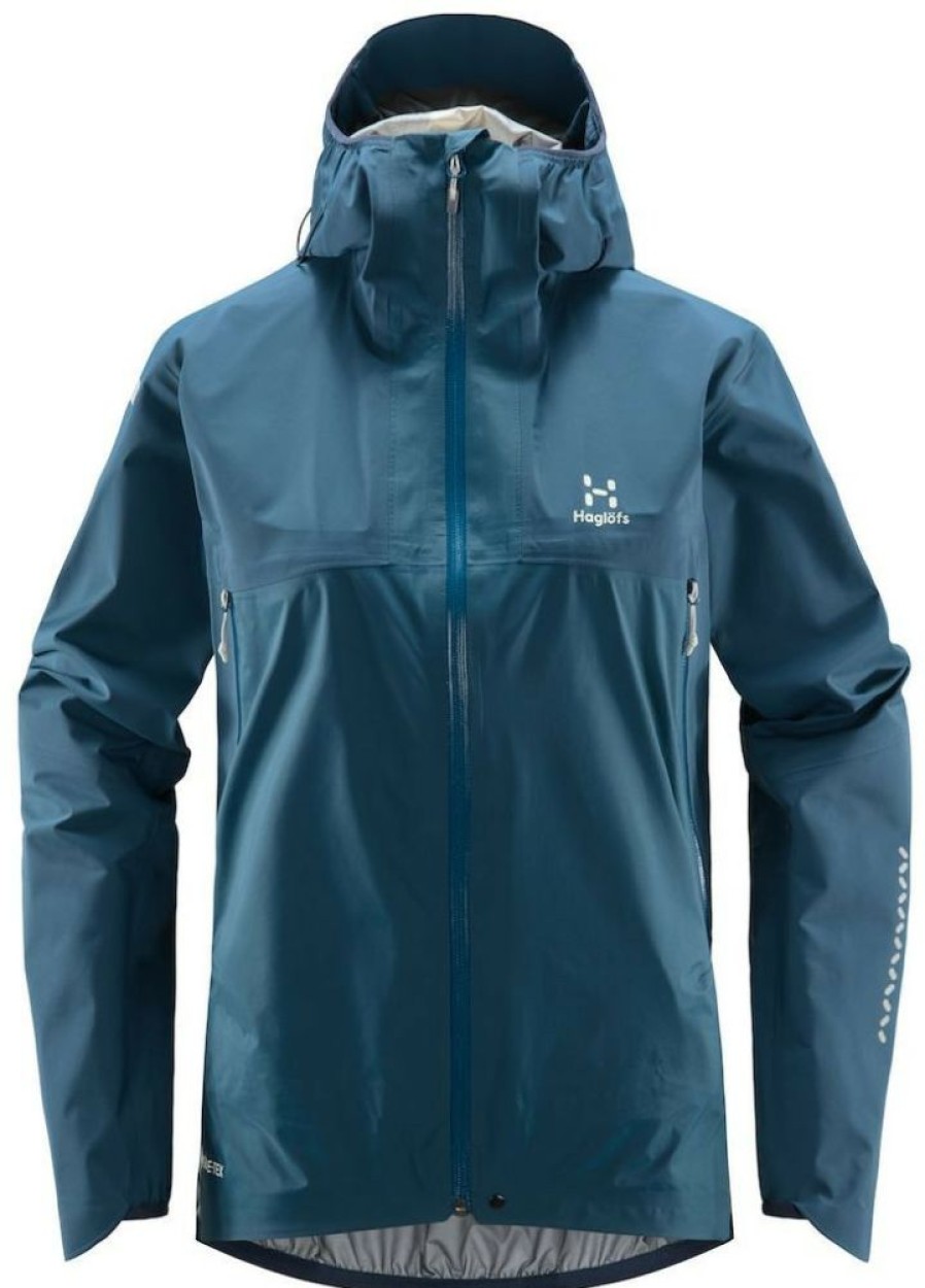 Climbing * | L.I.M Gtx Active Jacket Women'S Haglofs Dark Ocean