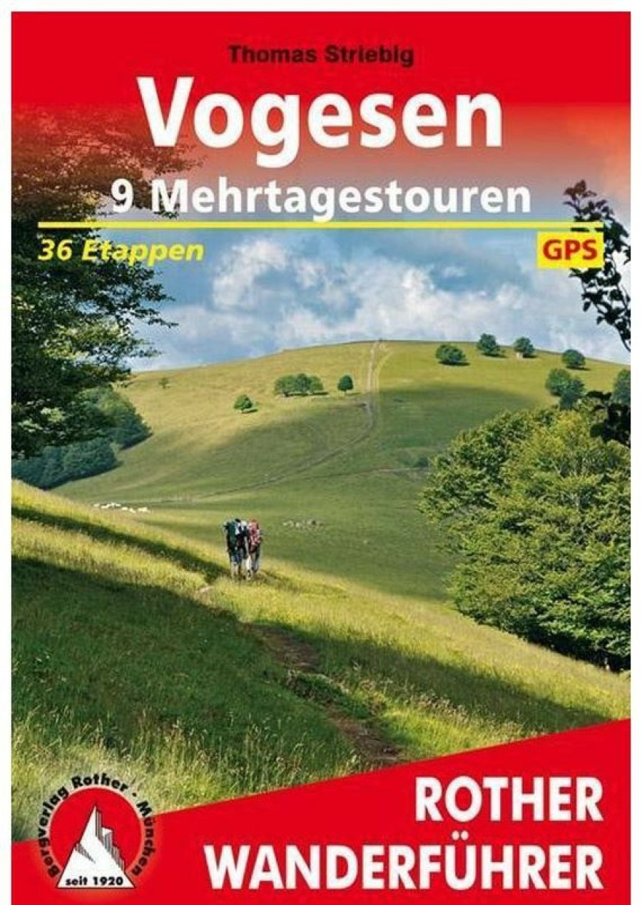 Books * | Vogesen 9 Mehrtagestouren Walking Guide Rother