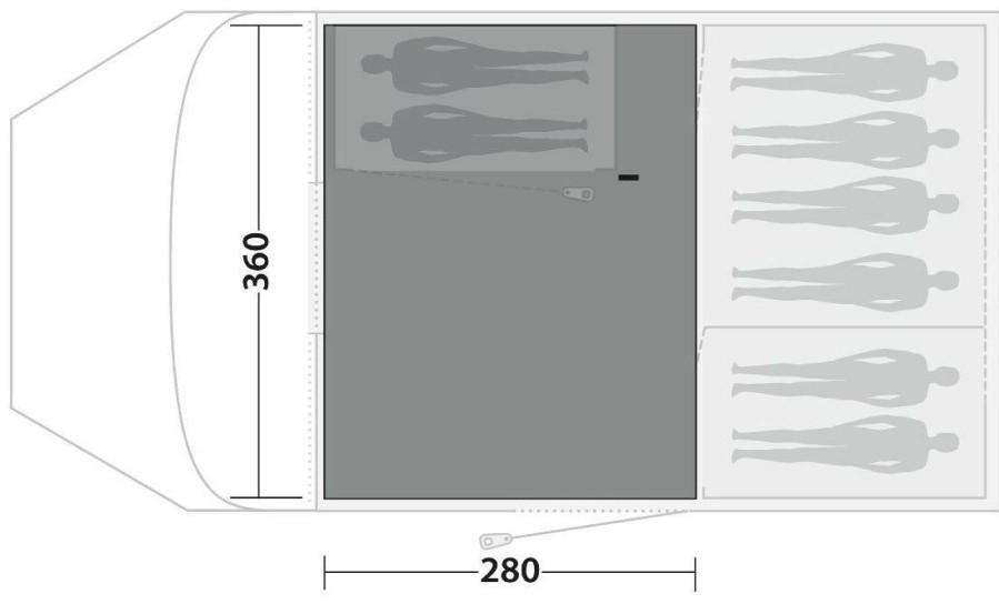 Equipment * | Palmdale 800 Lux Carpet Easy Camp Khaki