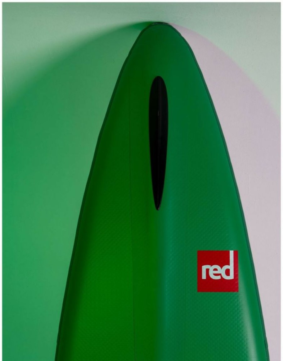 Canoe & Water * | 12'9 Voyager Msl Inflatable Sup + Hybrid Tough Paddle White-Green-Dark Blue Red Paddle Co