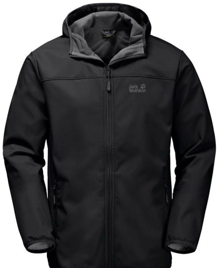 Clothing * | Northern Point Men Jack Wolfskin Black