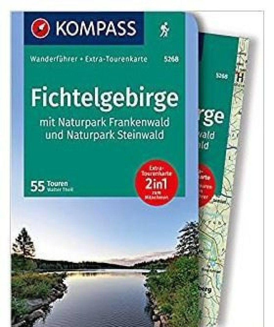 Books * | Walking Guide 5268 Fichtelgebirge With Nature Reserve Frankenwald Kompass