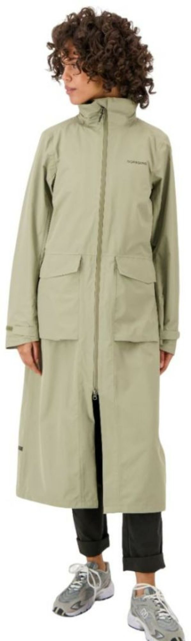 Clothing * | Nadja Parka Long 3 Women'S Didriksons Mistel Green