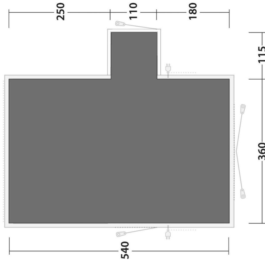 Equipment * | Montana 6Pe Footprint Grey Outwell