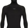 Clothing * | Merino Long Sleeve Roll Neck Men Icebreaker Black