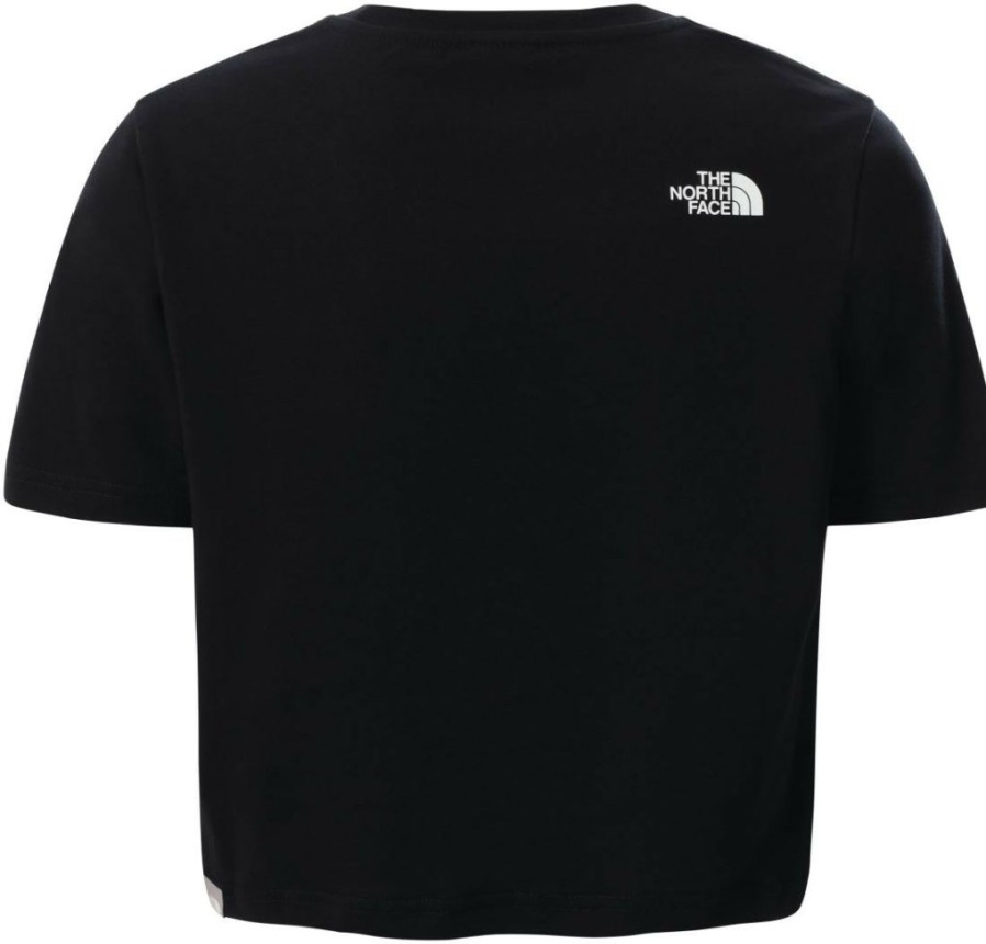 Clothing * | Easy Cropped Short Sleeve Tee The North Face Tnf Black