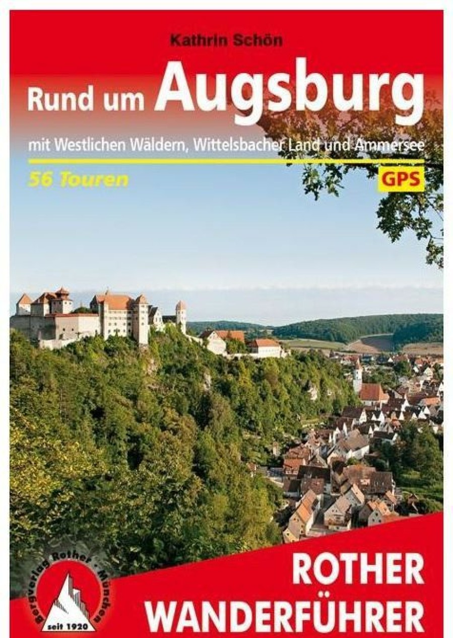 Books * | Round Um Augsburg With Westlichen Waldern, Wittelsbacher Land Walking Guide Rother