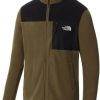 Clothing * | Homesafe Full Zip Fleece Men'S The North Face Military Olive-Tnf Black