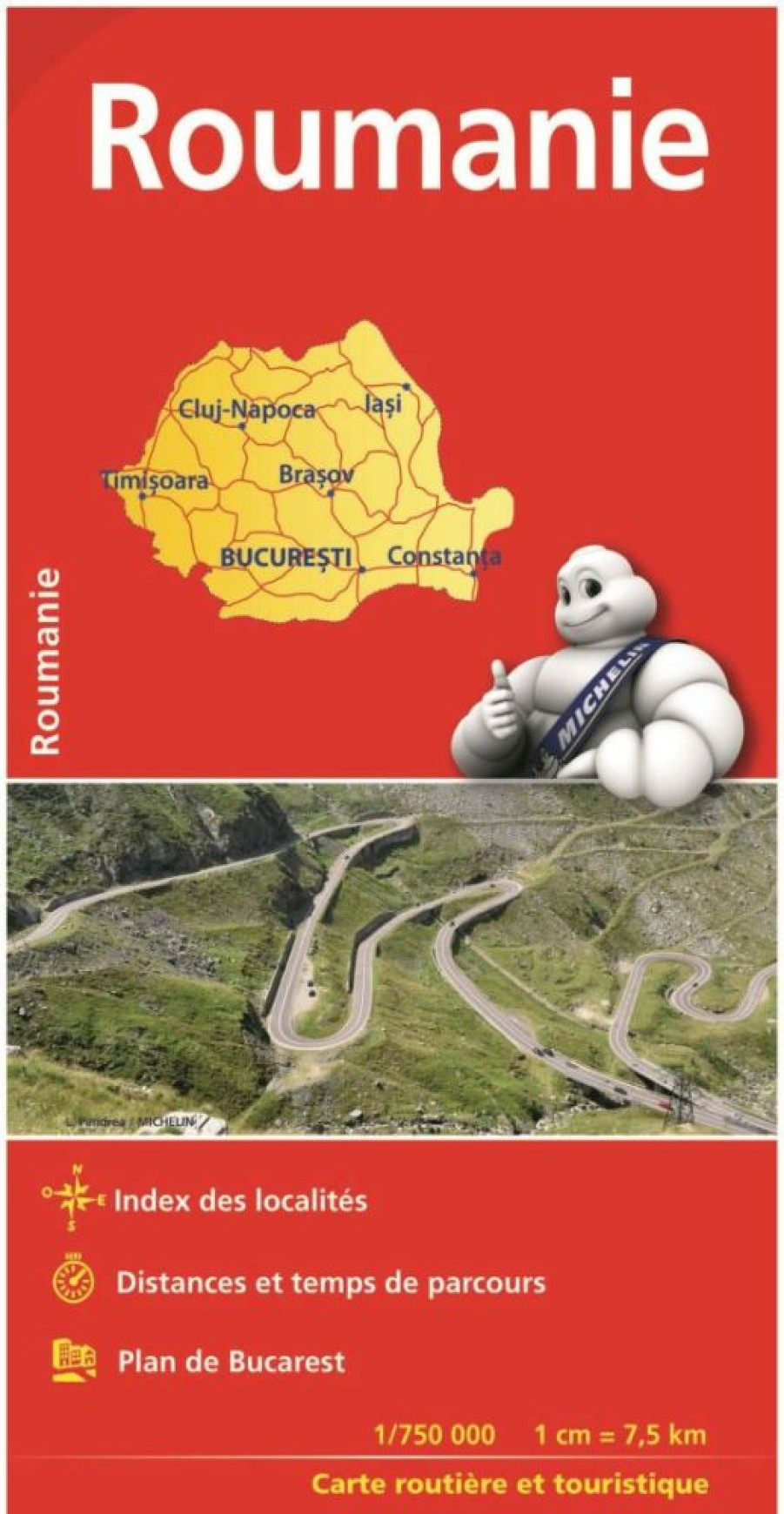 Books * | Road Map Geographical Map 738 Roemenie Michelin