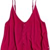 Clothing * | Siren Treasure Top Roxy Cerise