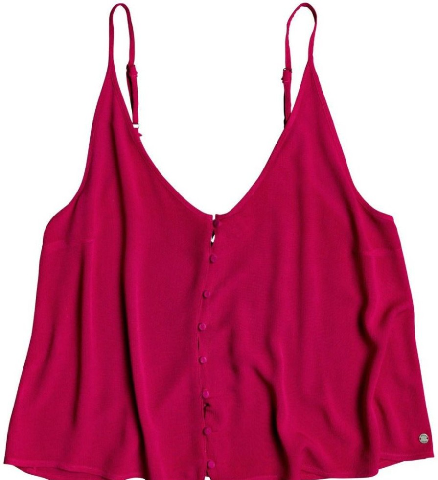 Clothing * | Siren Treasure Top Roxy Cerise