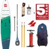 Canoe & Water * | 12'9 Voyager Msl Inflatable Sup + Prime Paddle White-Green-Dark Blue Red Paddle Co