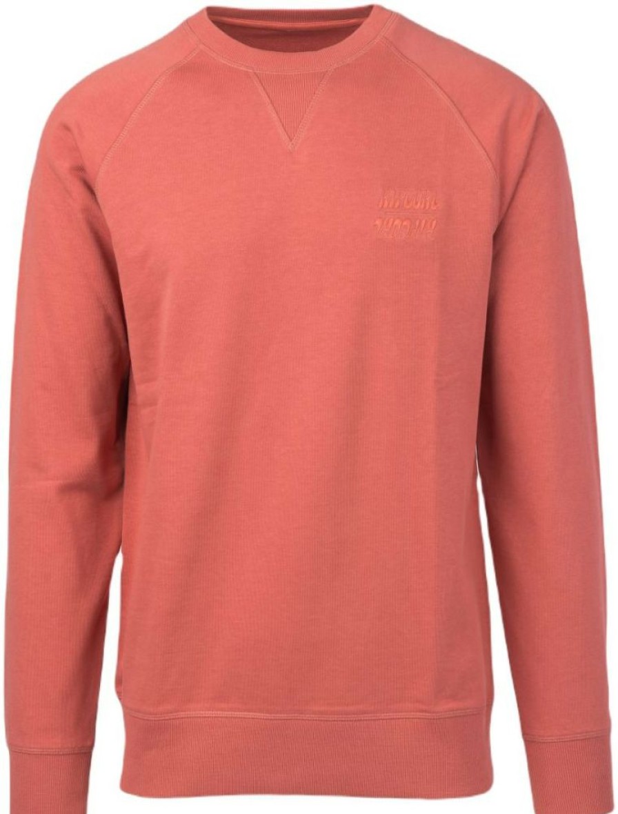 Clothing * | Organic Plain Crew Rip Curl Brick