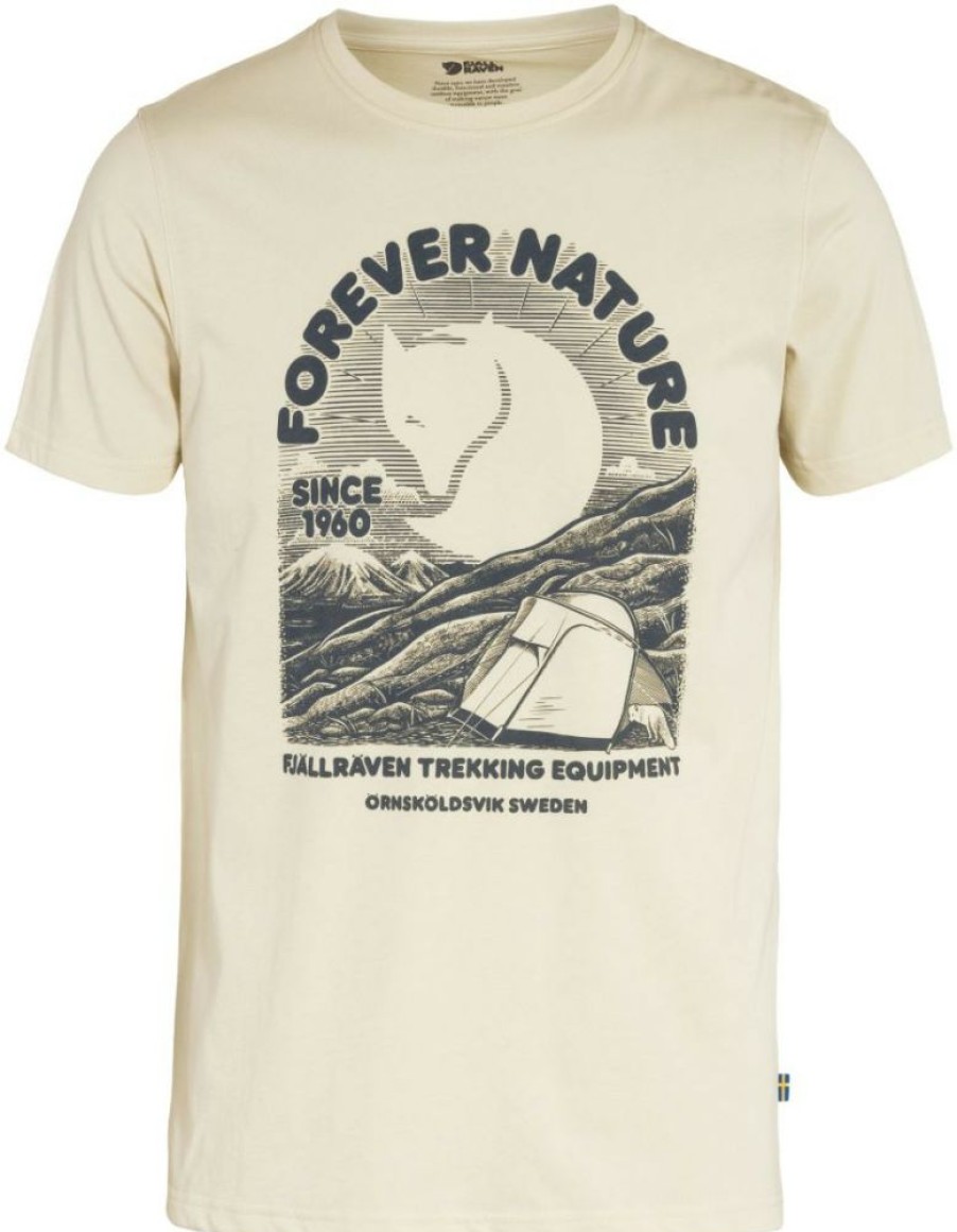 Clothing * | Equipment T-Shirt Fjallraven Chalk White