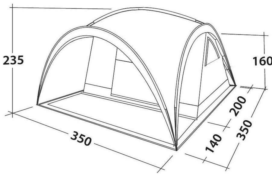 Equipment * | Camp Shelter Granite Grey Easy Camp