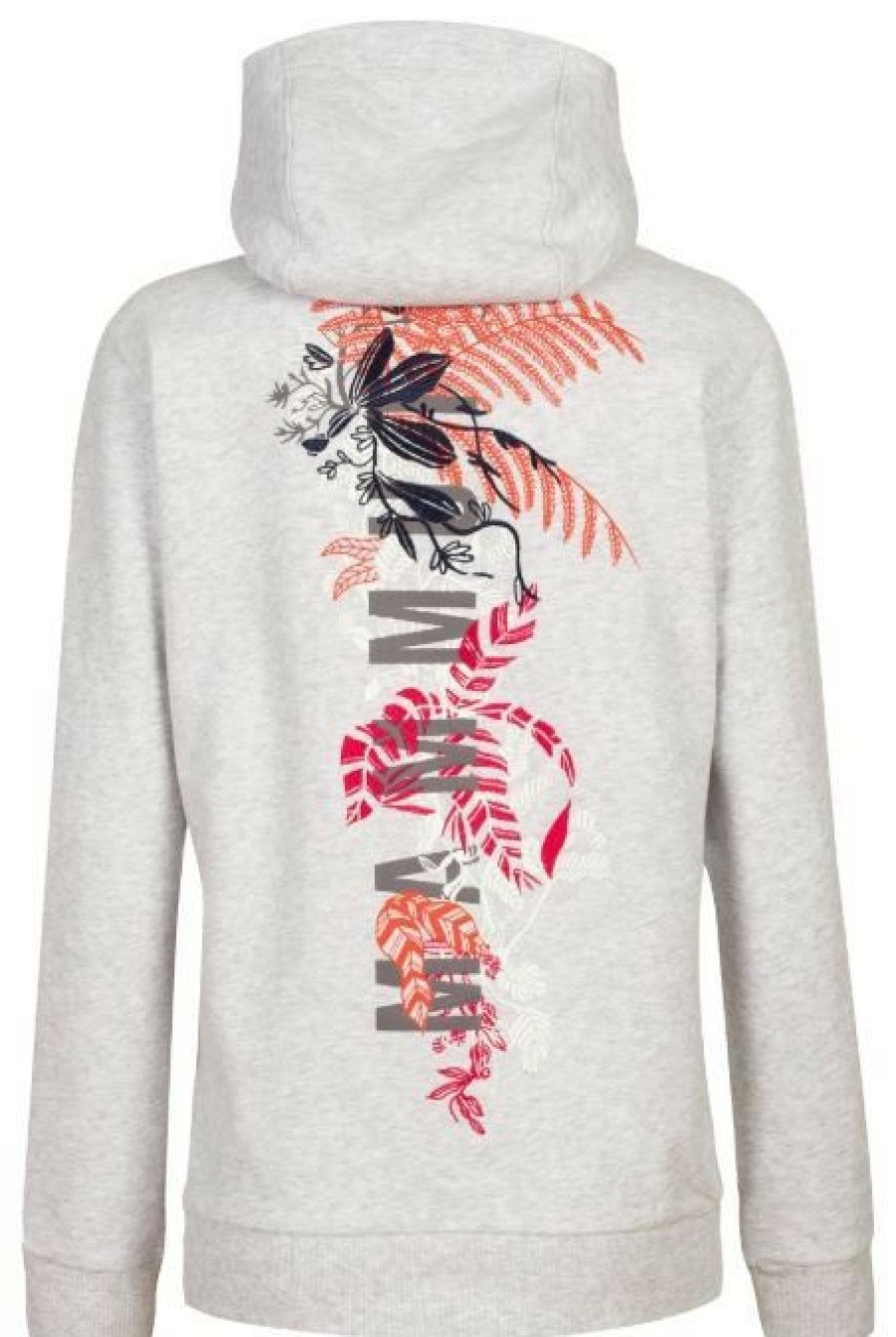 Clothing * | Logo Midlayer Hoody Women Mammut Highway Melange Print 3